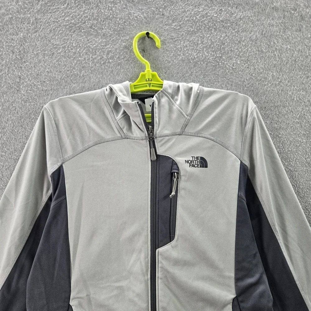 The North Face Men Jacket S Gray Colorblock Cinder Activewear ‎ Zipper Logo